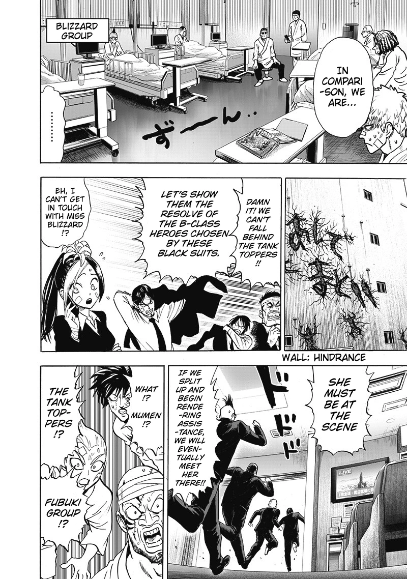 One Punch Man Manga Chapter 131 page 15 - Won't Lose! scene