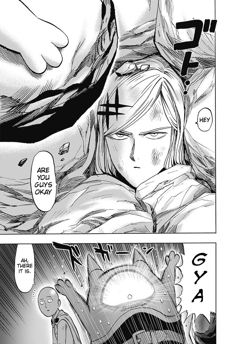 One Punch Man Manga Chapter 131 page 20 - Won't Lose! scene