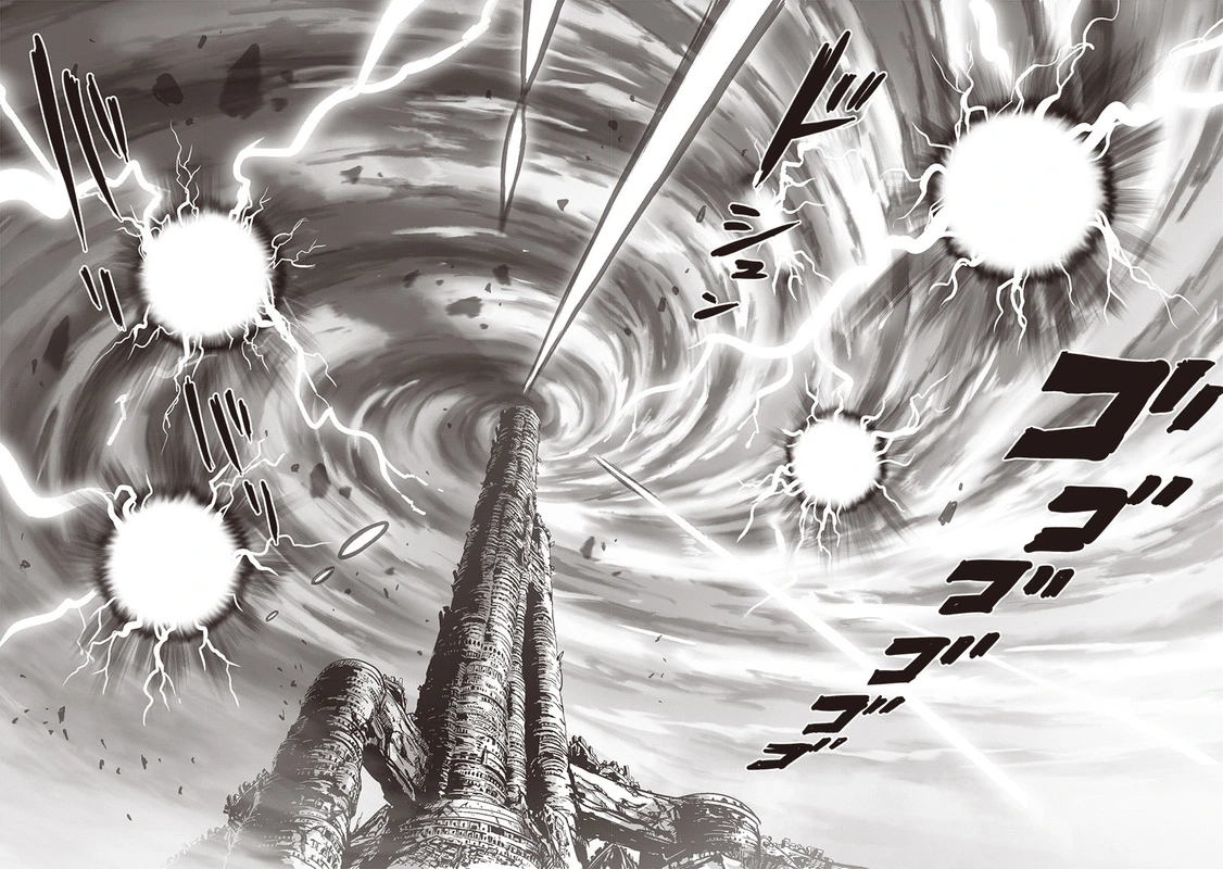 One Punch Man Manga Chapter 133 page 15 - Glorious Being scene