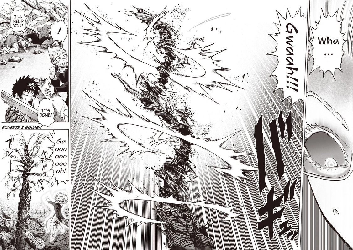 One Punch Man Manga Chapter 133 page 20 - Glorious Being scene