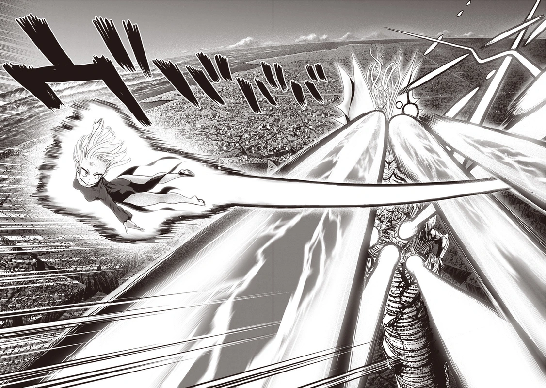 One Punch Man Manga Chapter 133 page 3 - Glorious Being scene