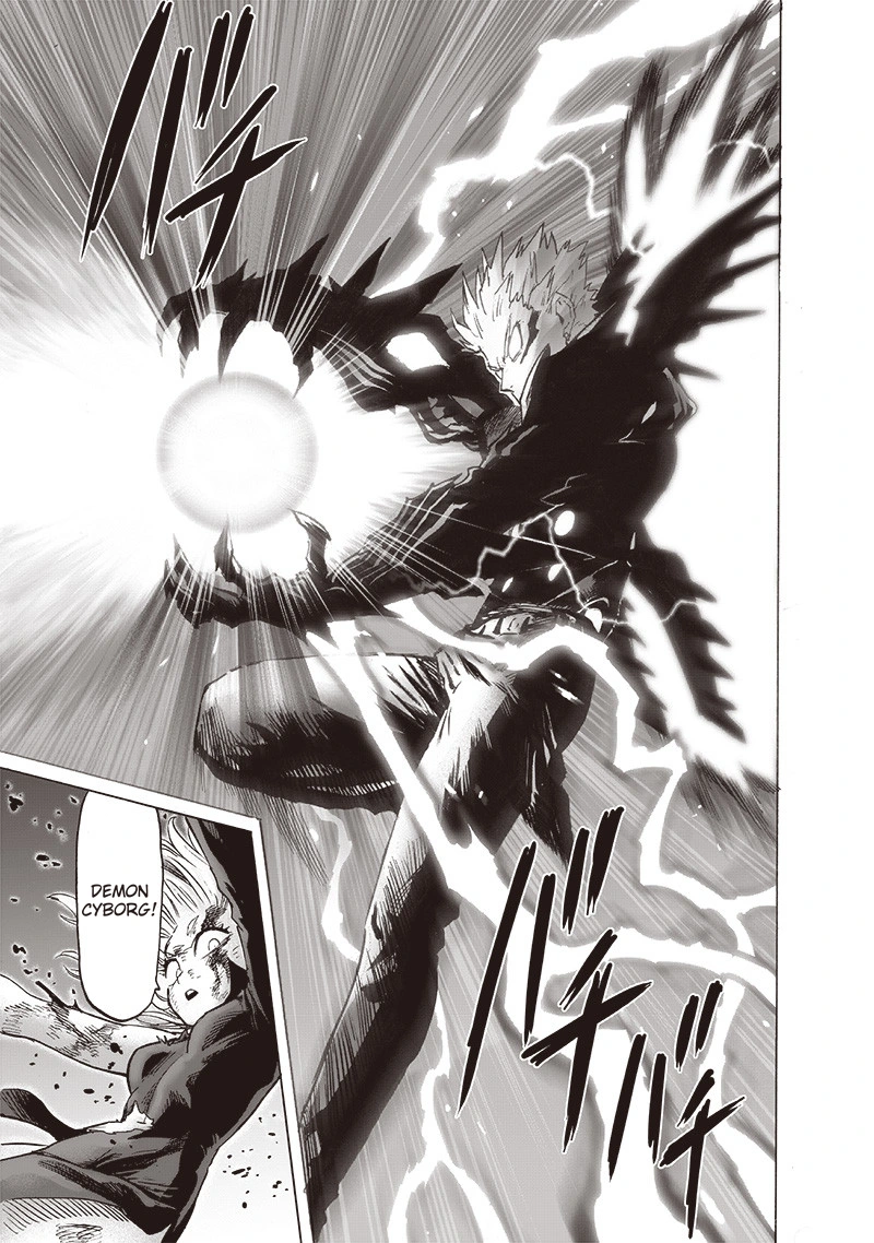 One Punch Man Manga Chapter 133 page 32 - Glorious Being scene