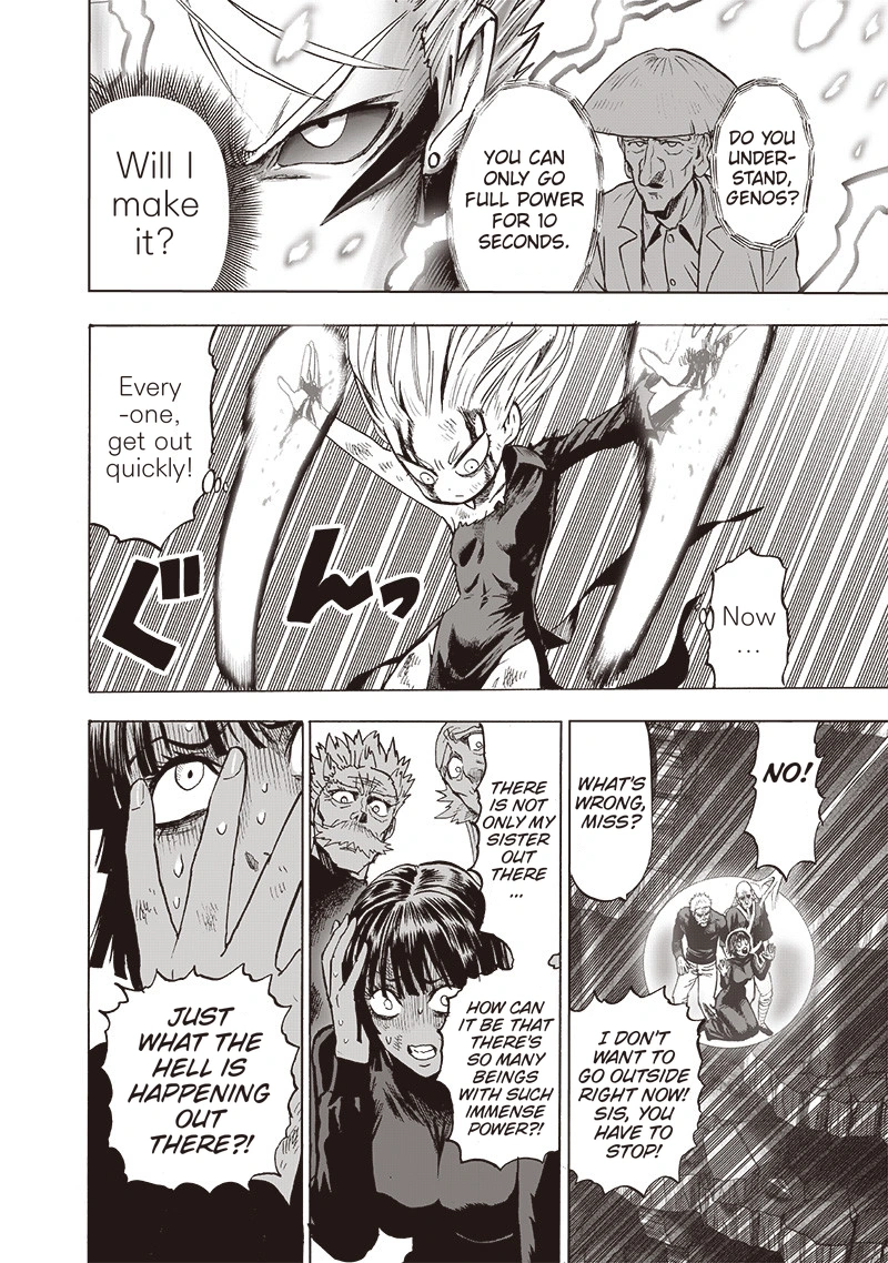 One Punch Man Manga Chapter 133 page 39 - Glorious Being scene
