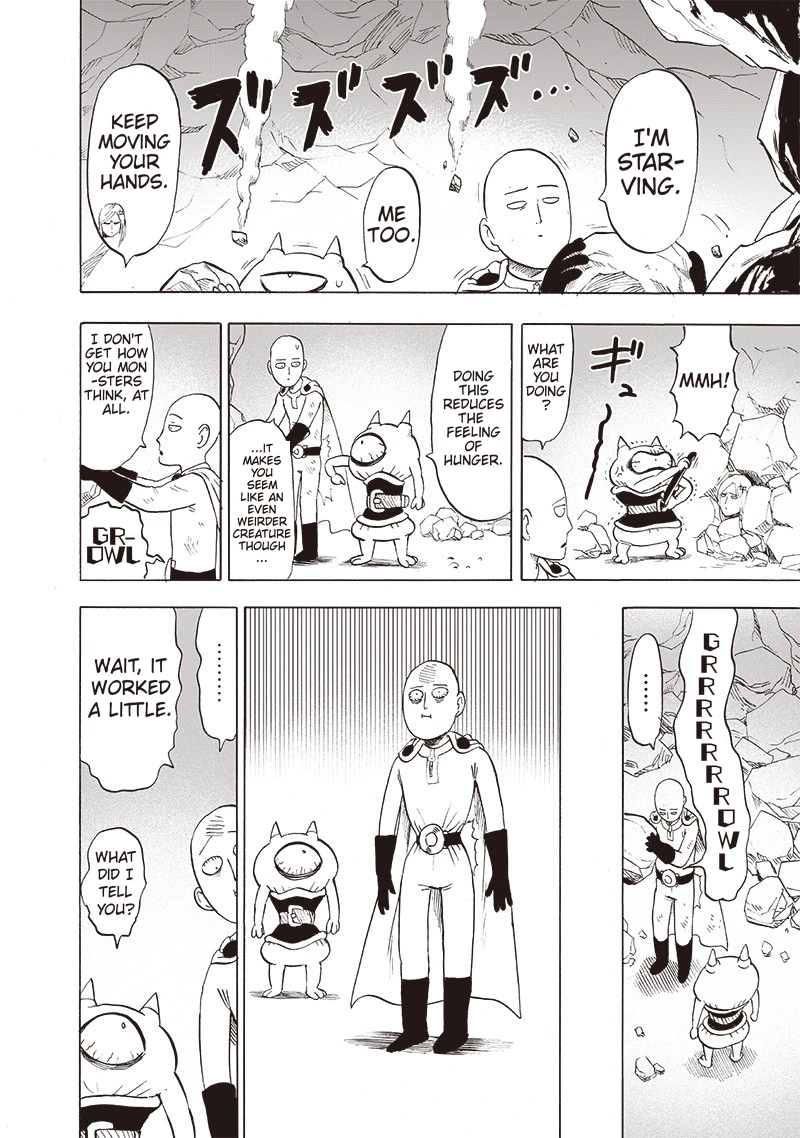 One Punch Man Manga Chapter 133 page 41 - Glorious Being scene