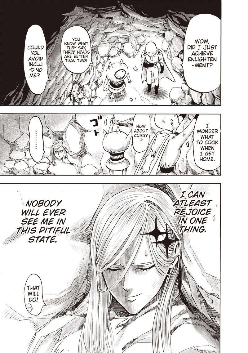 One Punch Man Manga Chapter 133 page 42 - Glorious Being scene
