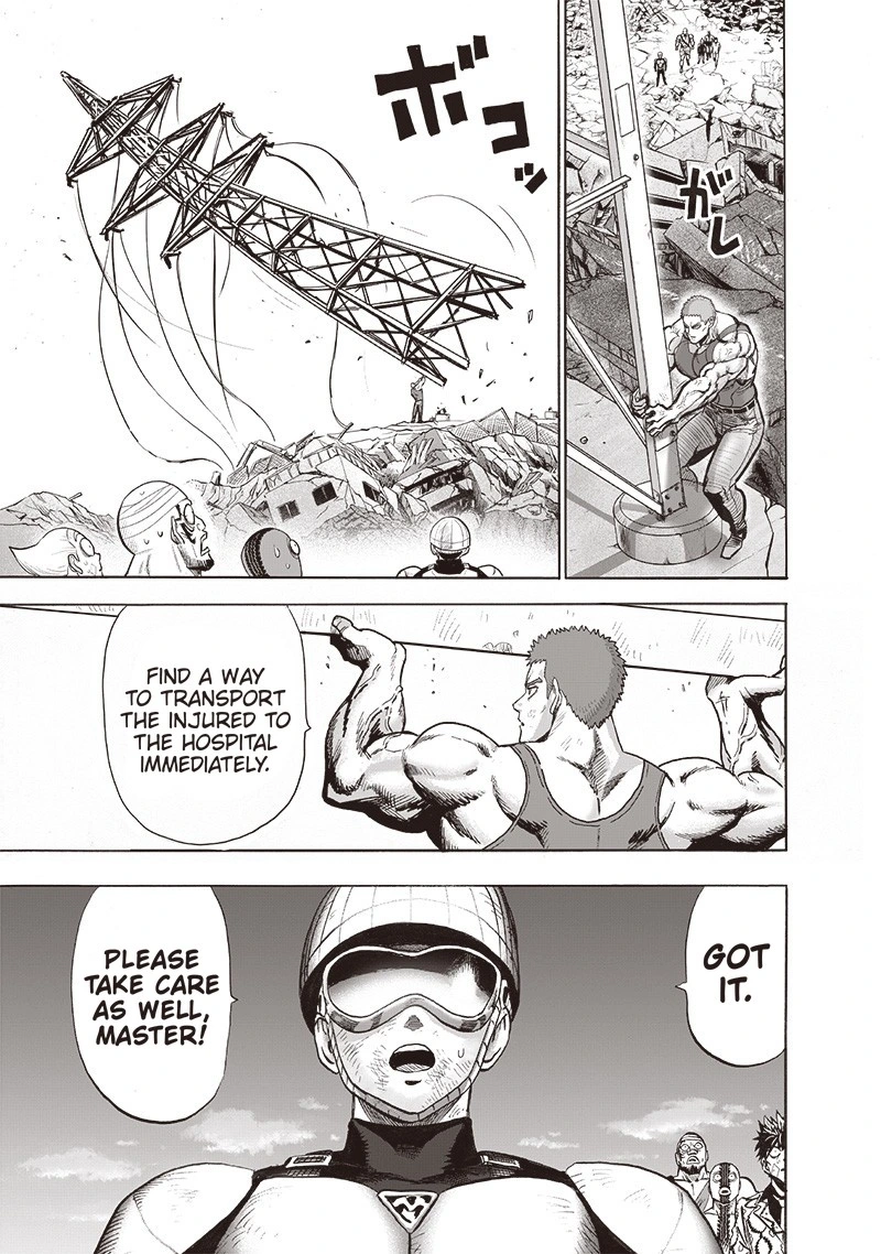 One Punch Man Manga Chapter 134 page 58 - Twist scene