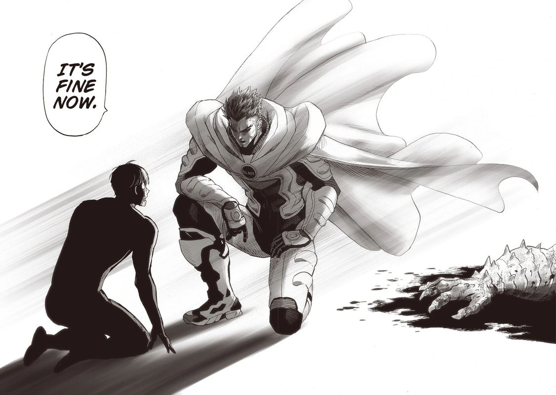 One Punch Man Manga Chapter 135 page 11 - Disgrace and Fundamentals scene
