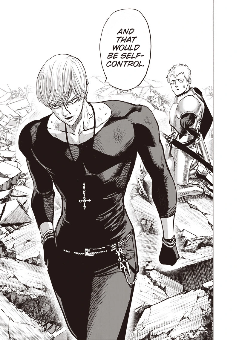One Punch Man Manga Chapter 135 page 13 - Disgrace and Fundamentals scene