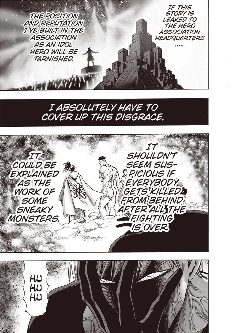 One Punch Man Manga Chapter 135 page 8 - Disgrace and Fundamentals scene