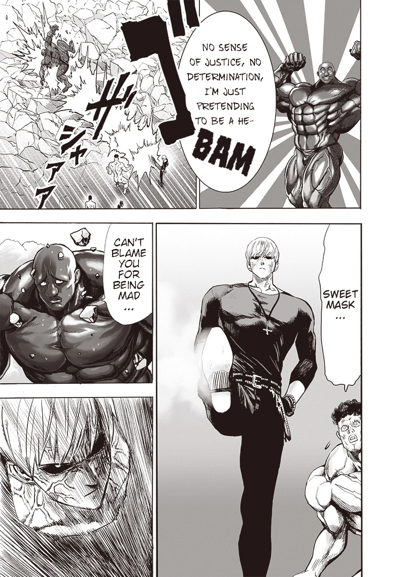 One Punch Man Manga Chapter 136 page 17 - Indomitable scene