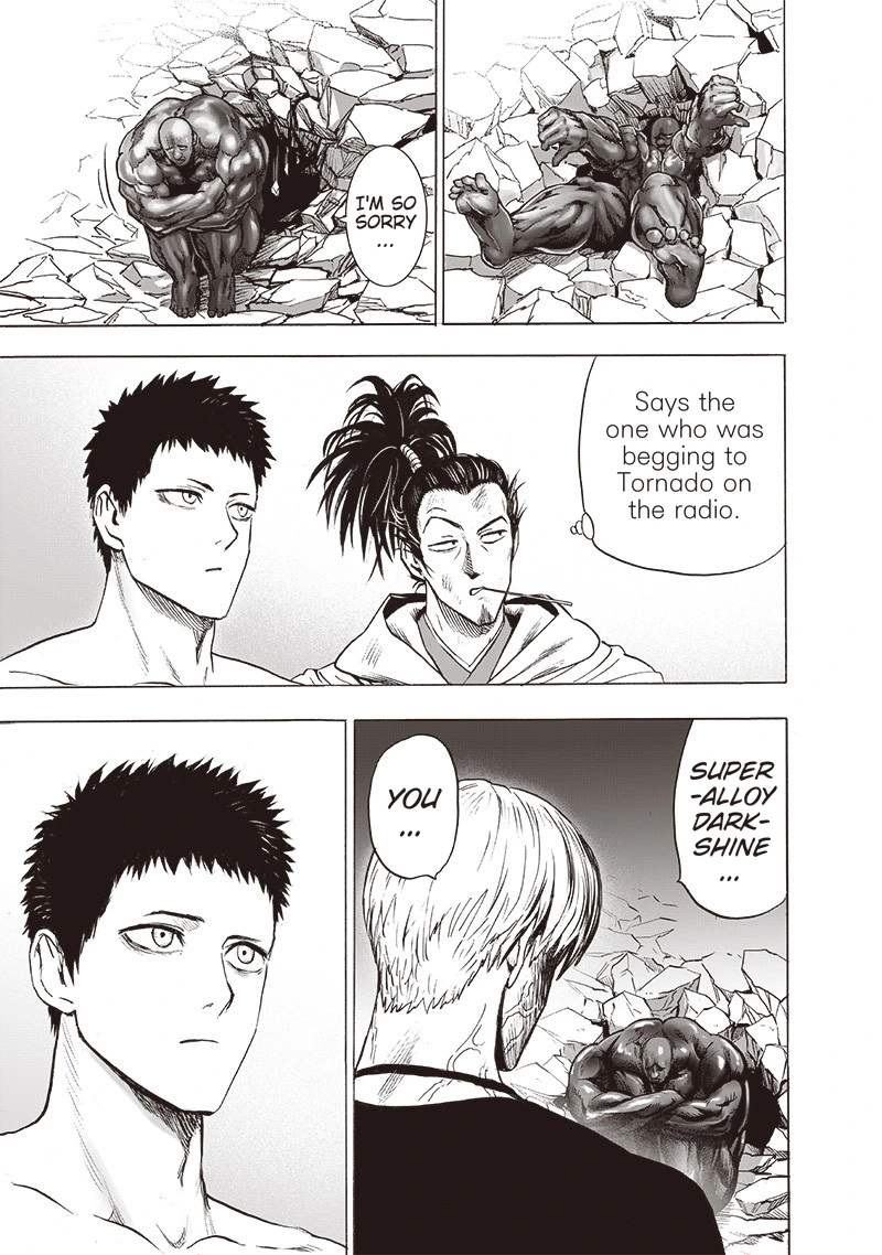 One Punch Man Manga Chapter 136 page 19 - Indomitable scene