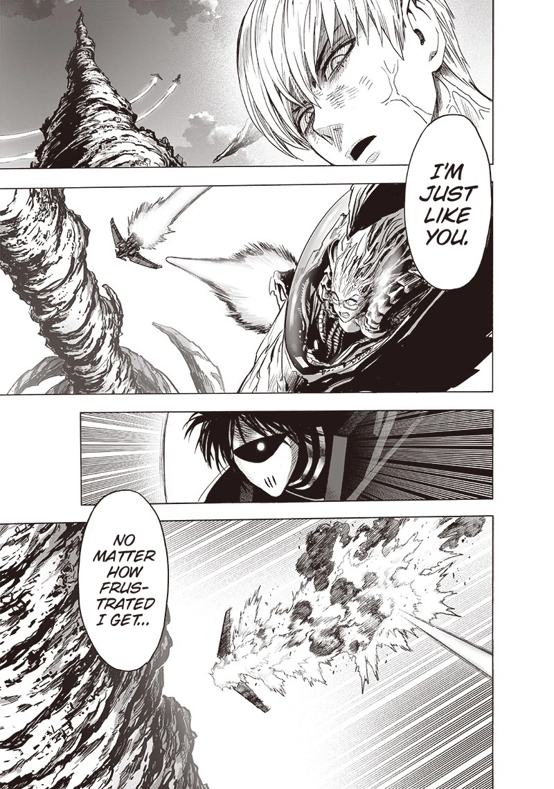 One Punch Man Manga Chapter 136 page 25 - Indomitable scene