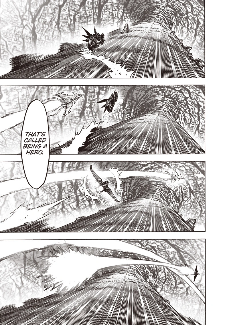 One Punch Man Manga Chapter 136 page 27 - Indomitable scene