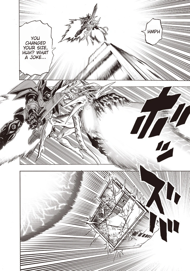 One Punch Man Manga Chapter 138 page 16 - Into the Abyss scene