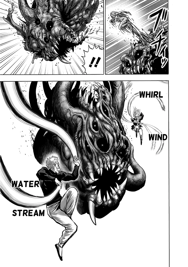 One Punch Man Manga Chapter 138 page 25 - Into the Abyss scene