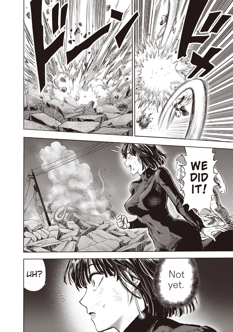 One Punch Man Manga Chapter 138 page 27 - Into the Abyss scene