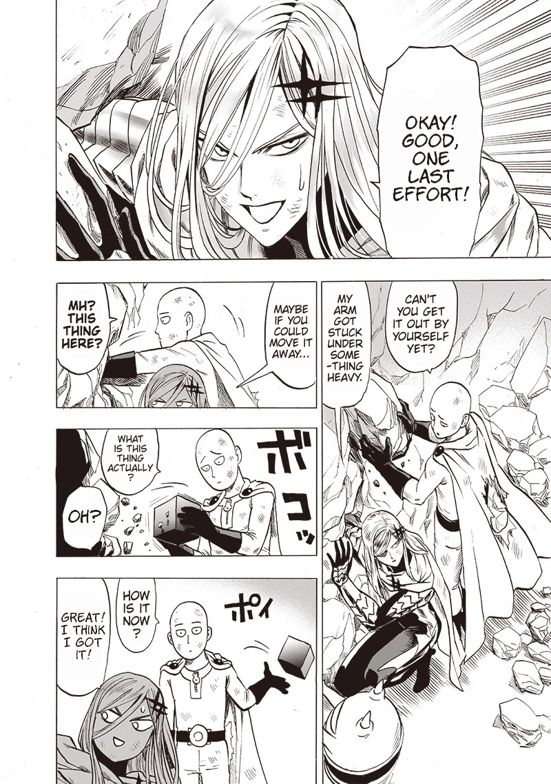 One Punch Man Manga Chapter 138 page 29 - Into the Abyss scene