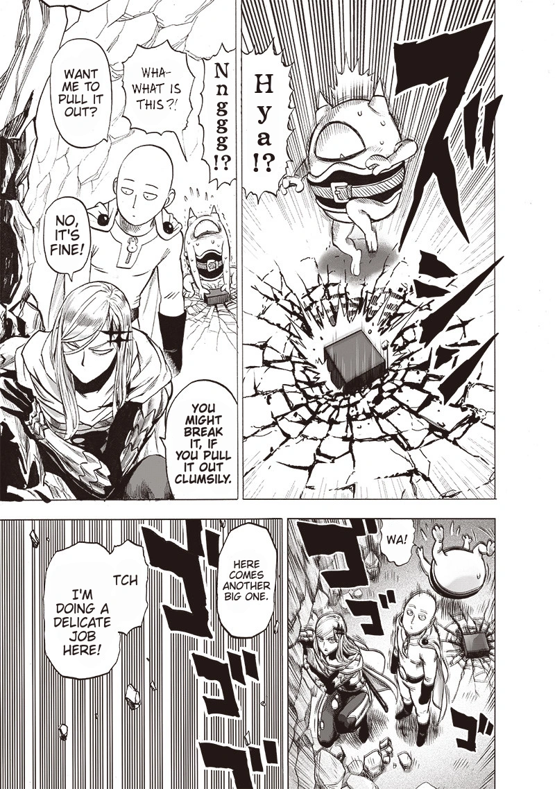 One Punch Man Manga Chapter 138 page 30 - Into the Abyss scene
