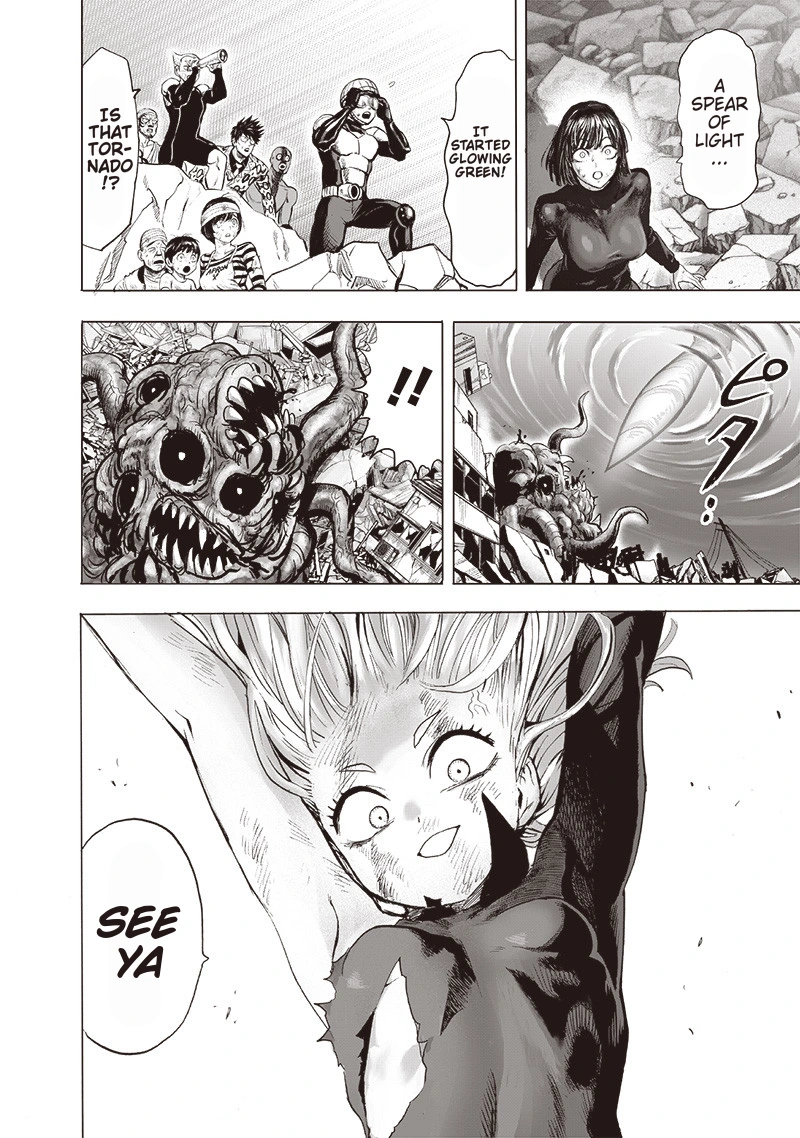 One Punch Man Manga Chapter 138 page 38 - Into the Abyss scene