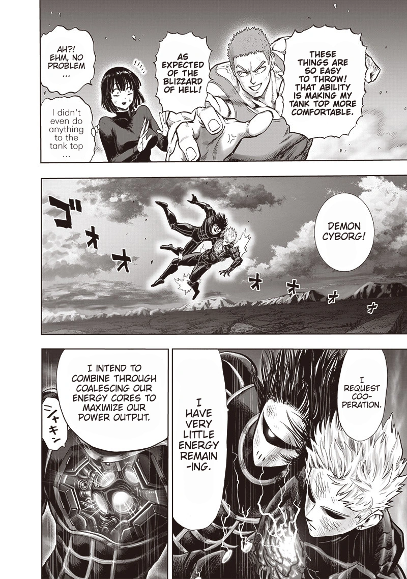 One Punch Man Manga Chapter 138 page 9 - Into the Abyss scene