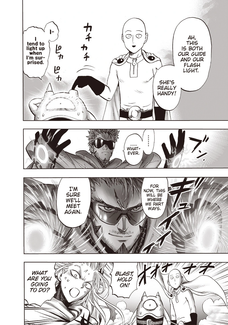 One Punch Man Manga Chapter 139 page 15 - Abyss scene