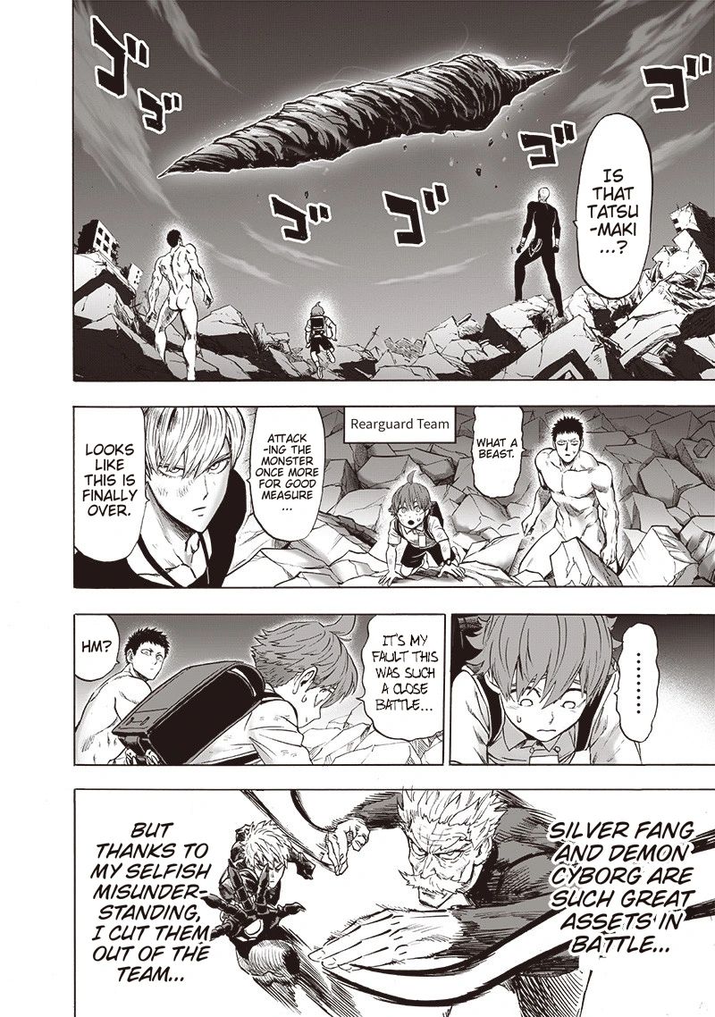 One Punch Man Manga Chapter 139 page 17 - Abyss scene