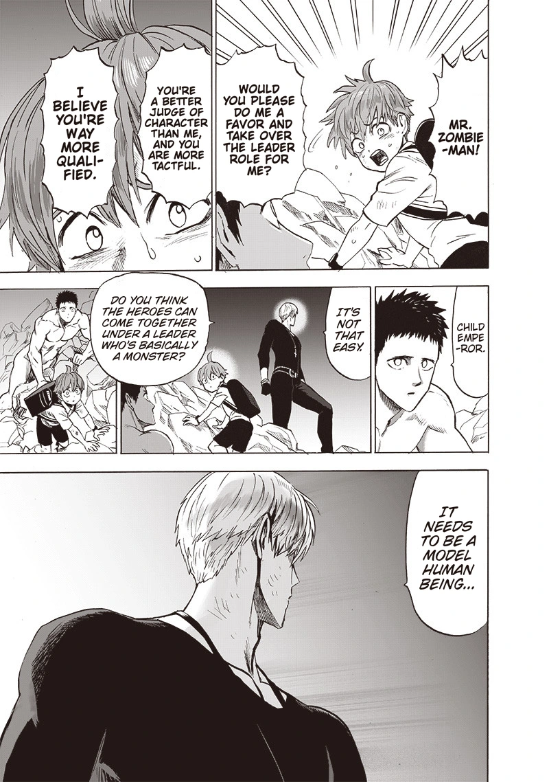 One Punch Man Manga Chapter 139 page 18 - Abyss scene