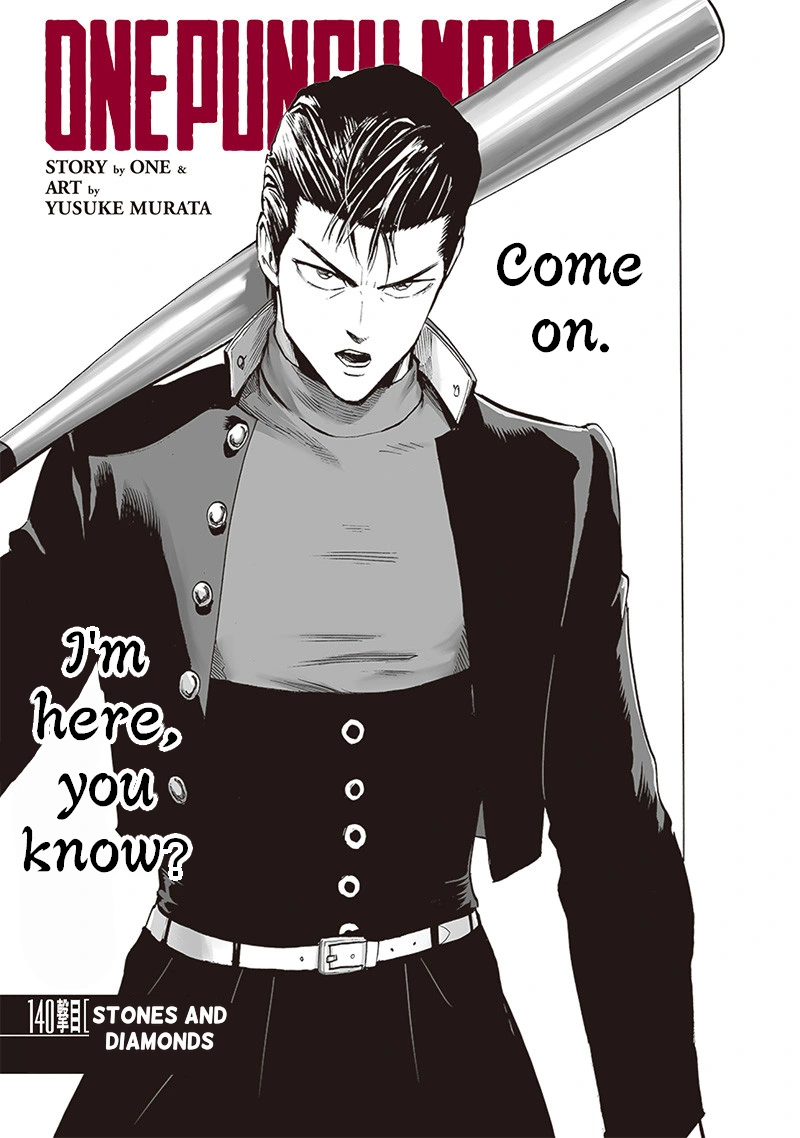 One Punch Man Manga Chapter 140 page 1 - Stones And Diamonds scene