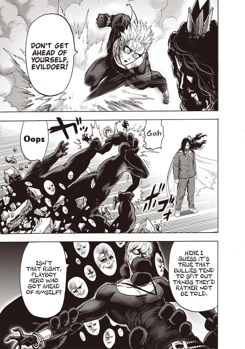 One Punch Man Manga Chapter 141 page 16 - Rejuvenated Offence scene