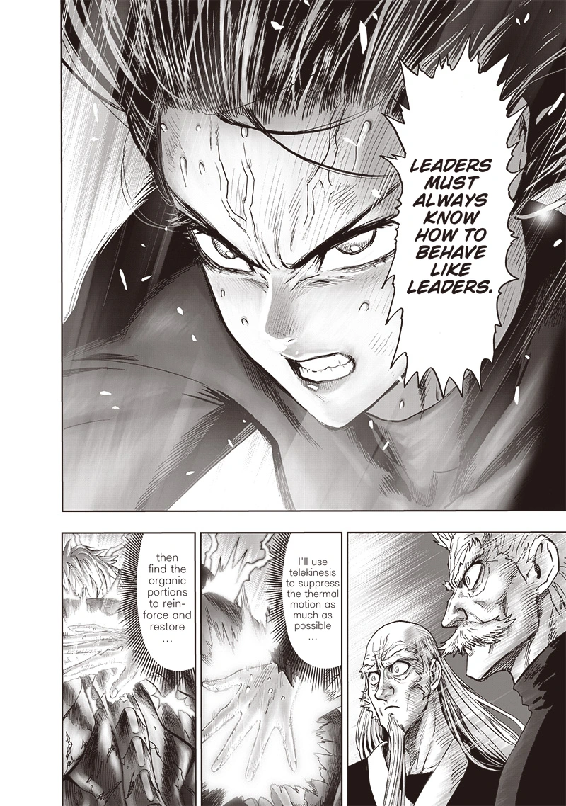 One Punch Man Manga Chapter 142 page 11 - How To behave scene