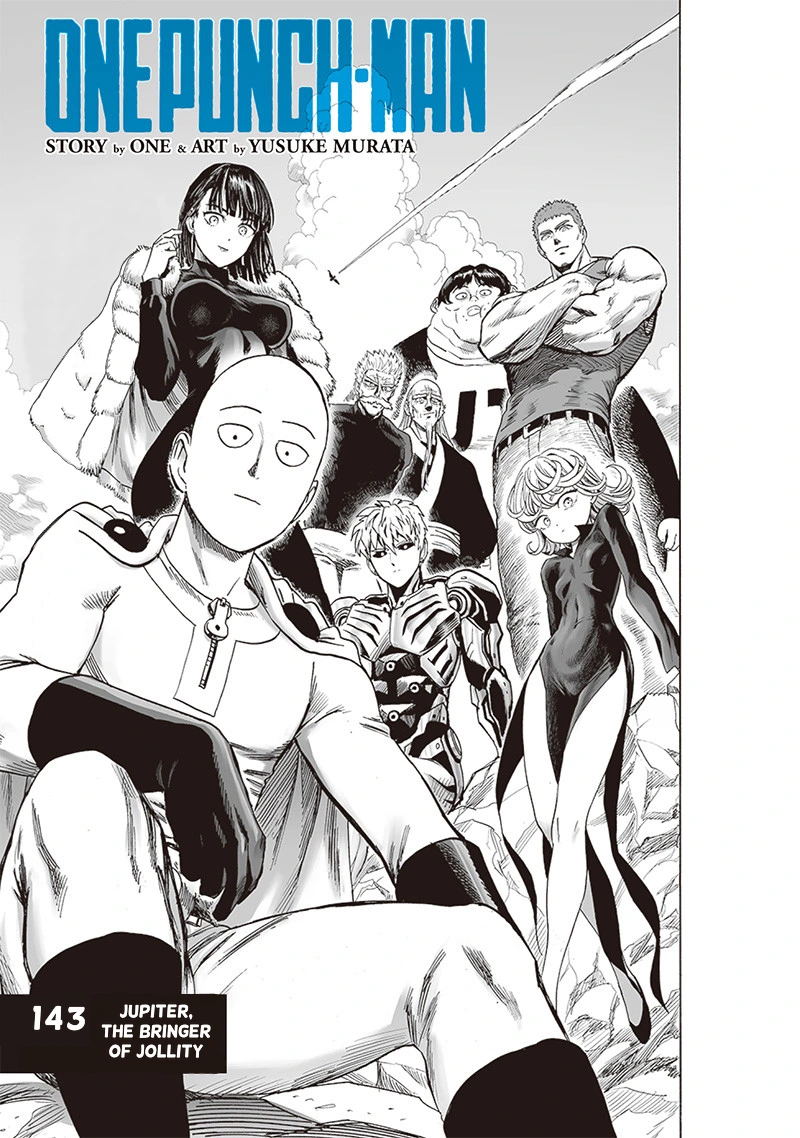 One Punch Man Manga Chapter 143 page 1 - Jupiter, The Bringer Of Jollity scene