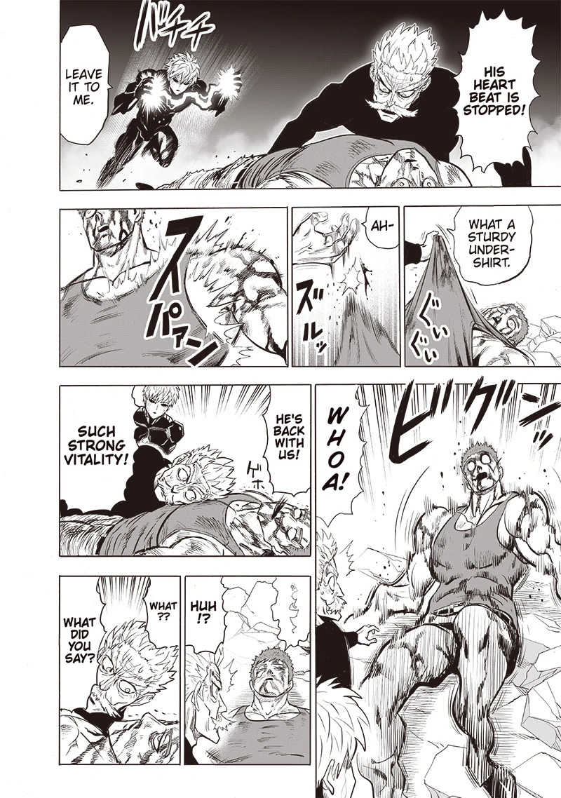 One Punch Man Manga Chapter 144 page 14 - Silver Fang scene