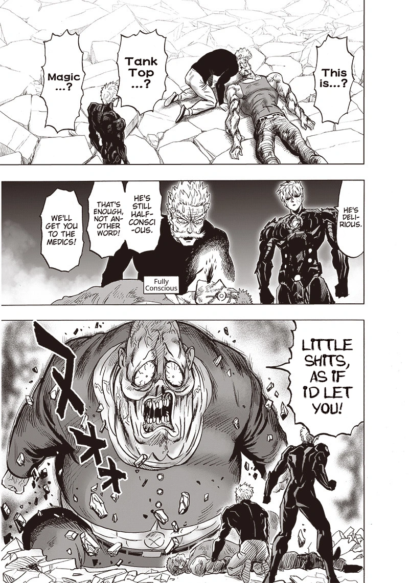 One Punch Man Manga Chapter 144 page 15 - Silver Fang scene