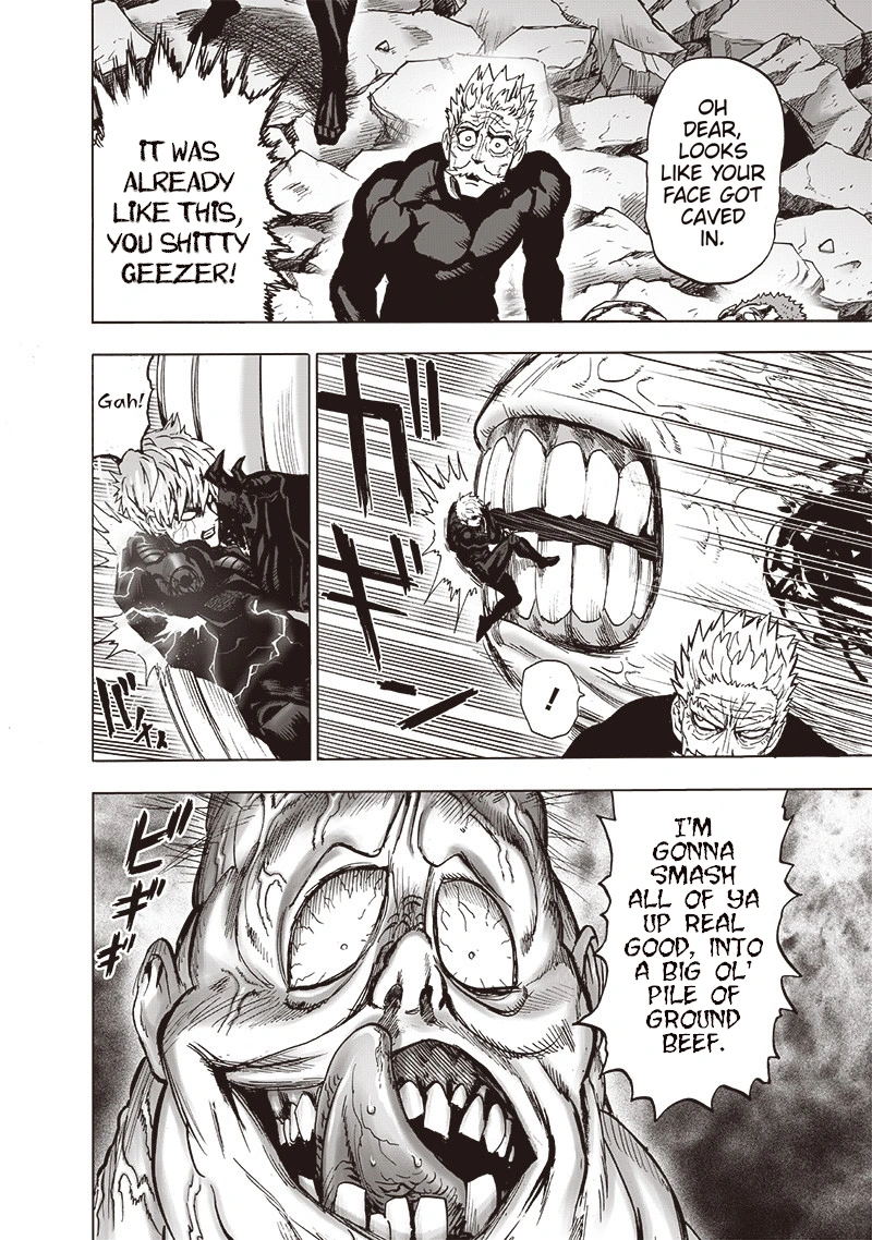 One Punch Man Manga Chapter 144 page 16 - Silver Fang scene