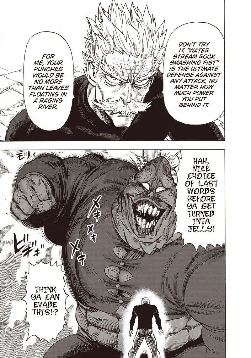 One Punch Man Manga Chapter 144 page 17 - Silver Fang scene