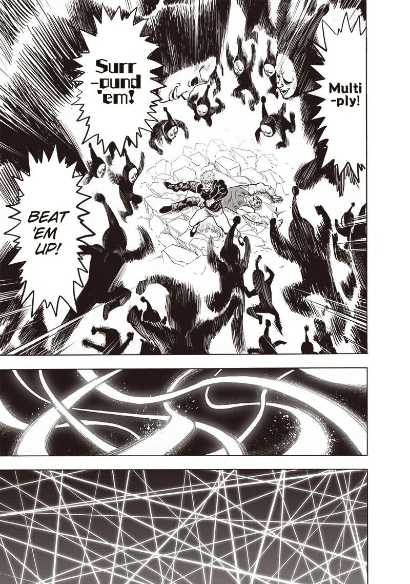 One Punch Man Manga Chapter 145 page 14 - Superalloy Darkshine scene