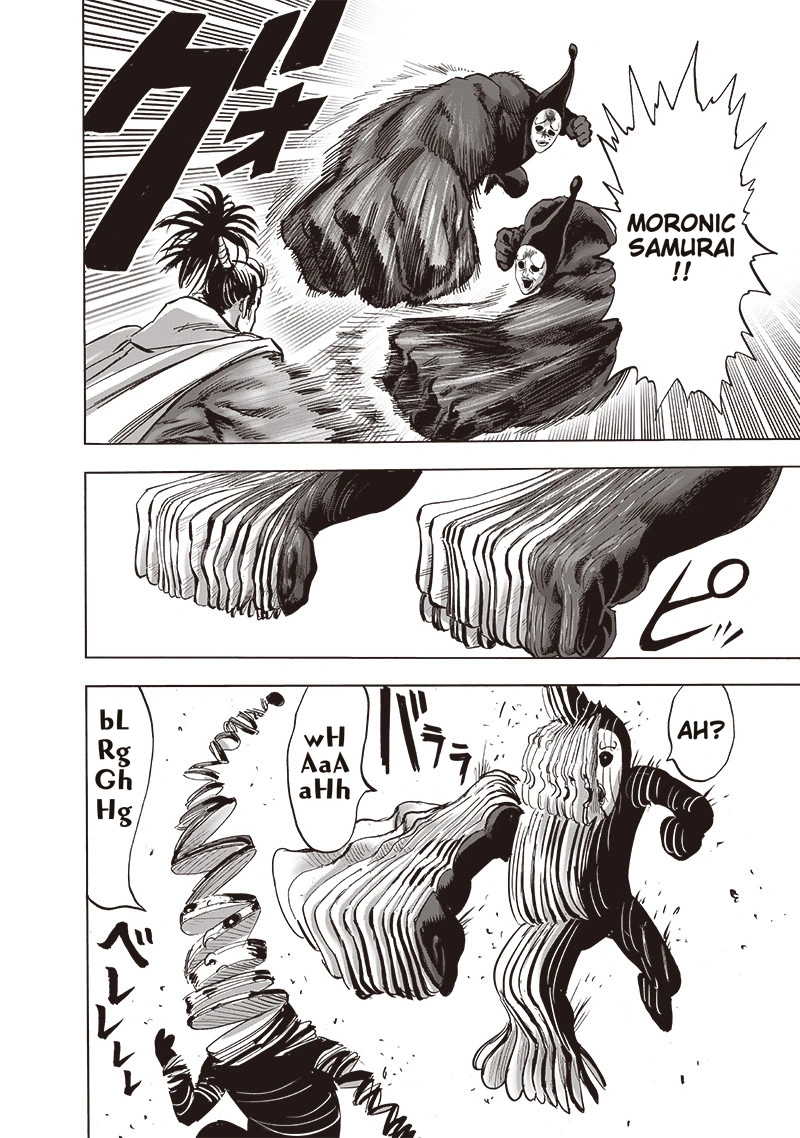 One Punch Man Manga Chapter 145 page 17 - Superalloy Darkshine scene