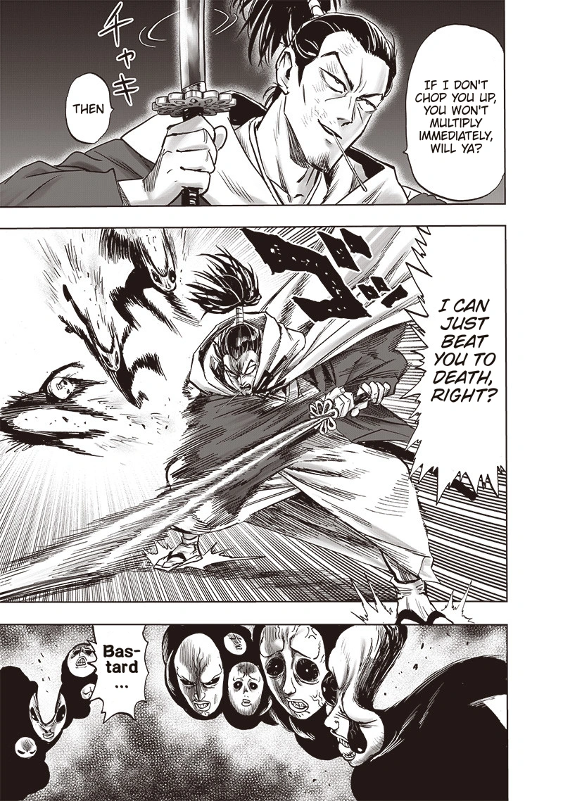 One Punch Man Manga Chapter 145 page 18 - Superalloy Darkshine scene