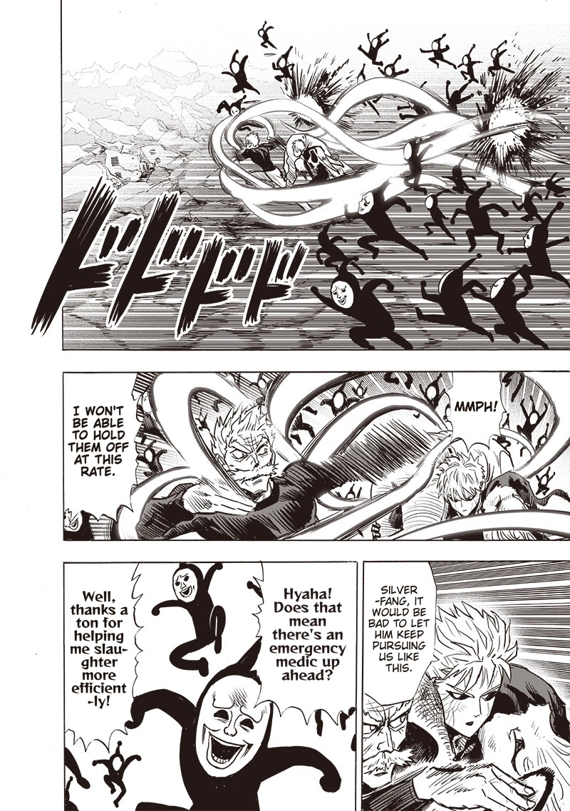 One Punch Man Manga Chapter 145 page 19 - Superalloy Darkshine scene