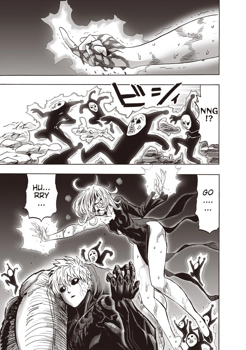 One Punch Man Manga Chapter 145 page 20 - Superalloy Darkshine scene