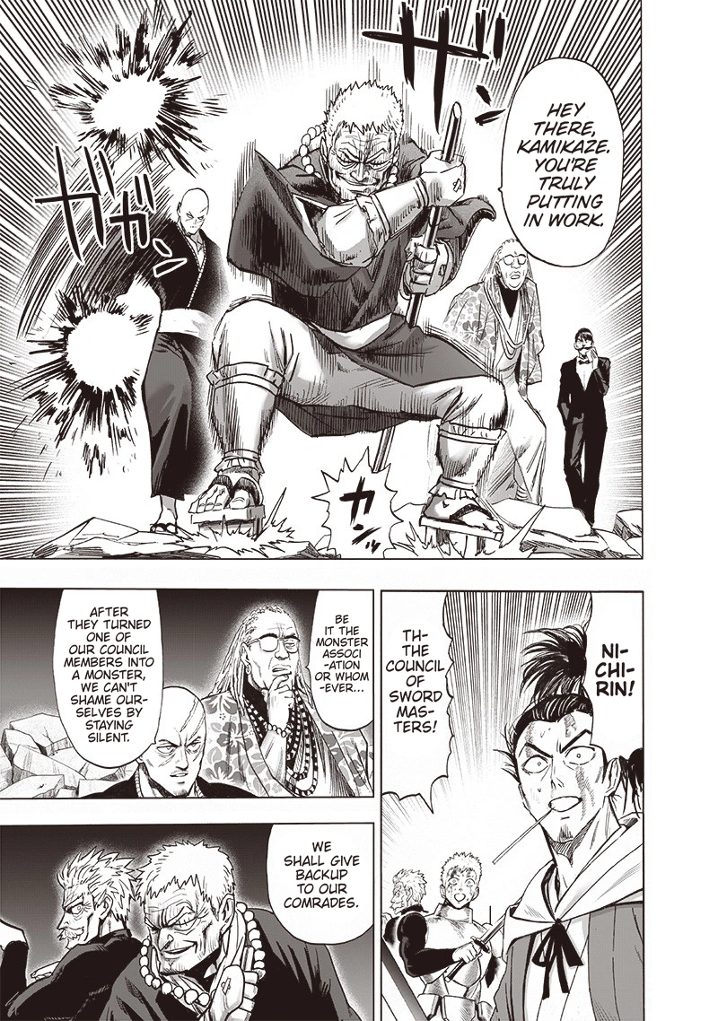 One Punch Man Manga Chapter 146 page 10 - Backup scene