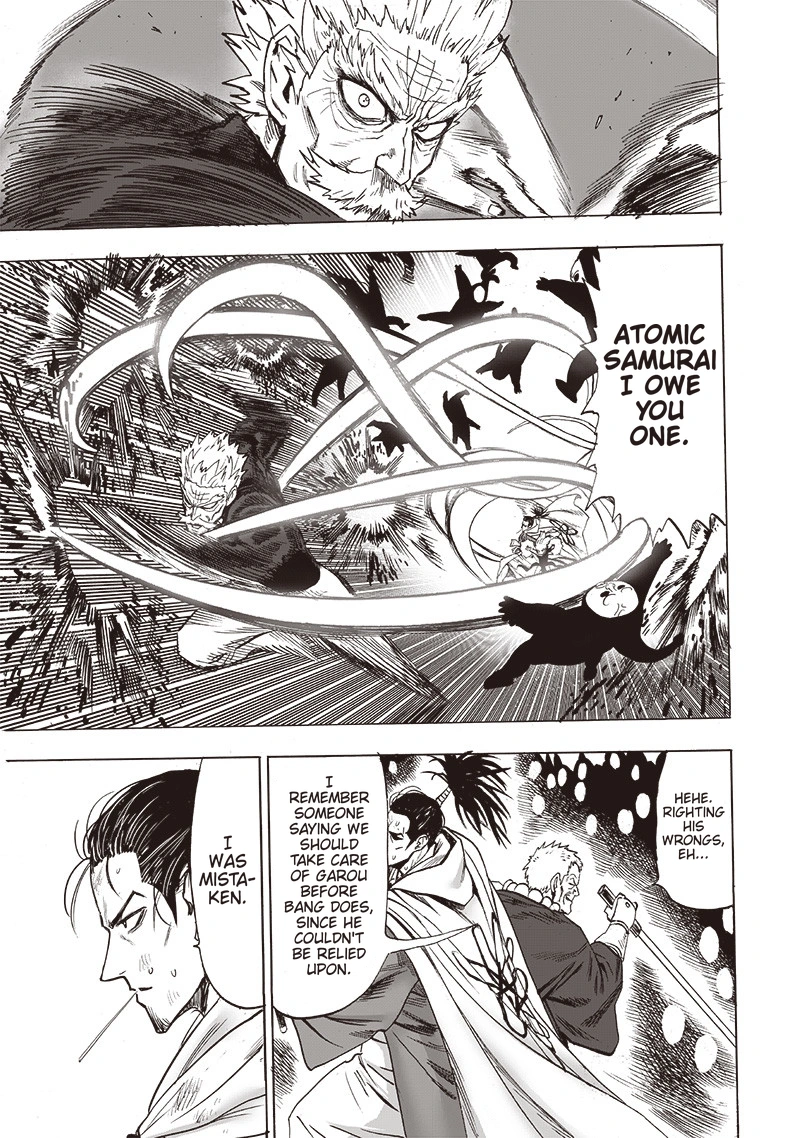 One Punch Man Manga Chapter 146 page 27 - Backup scene