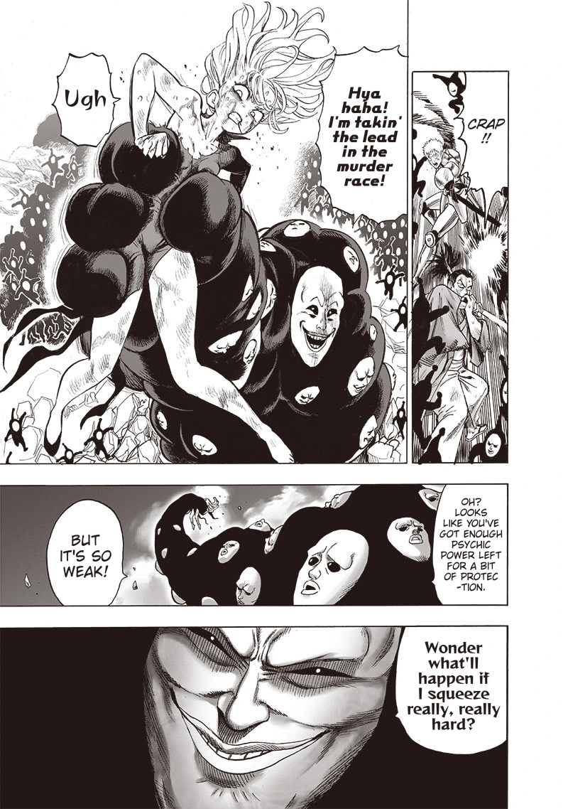 One Punch Man Manga Chapter 147 page 12 - Toxic Substance scene