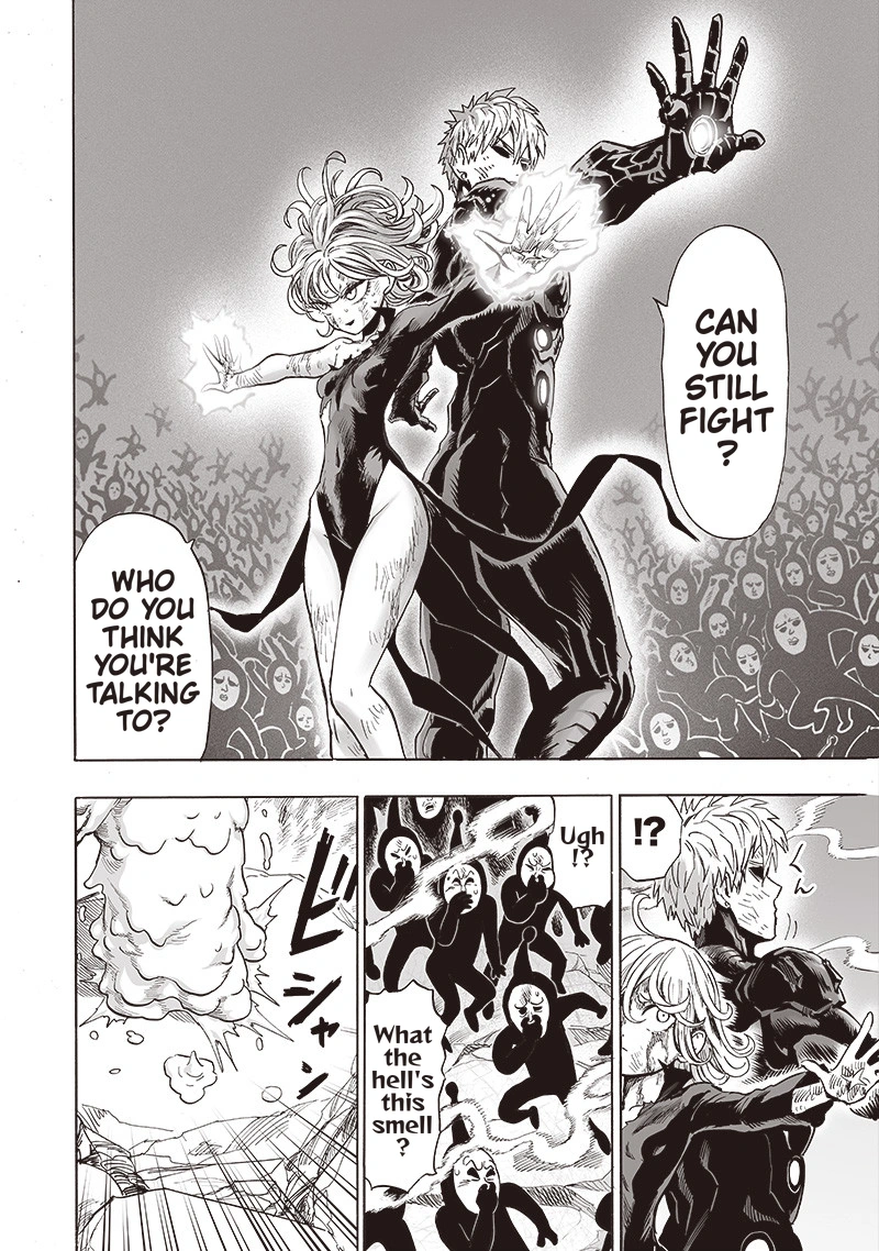 One Punch Man Manga Chapter 147 page 17 - Toxic Substance scene
