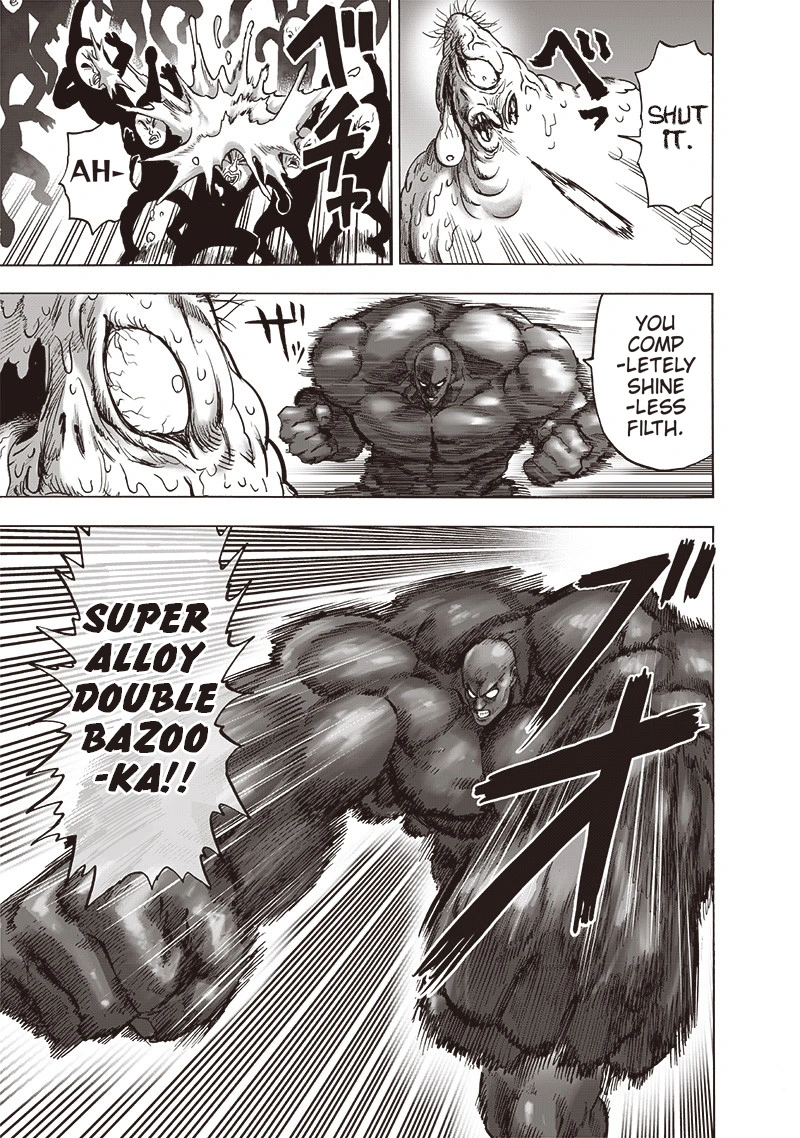 One Punch Man Manga Chapter 147 page 20 - Toxic Substance scene