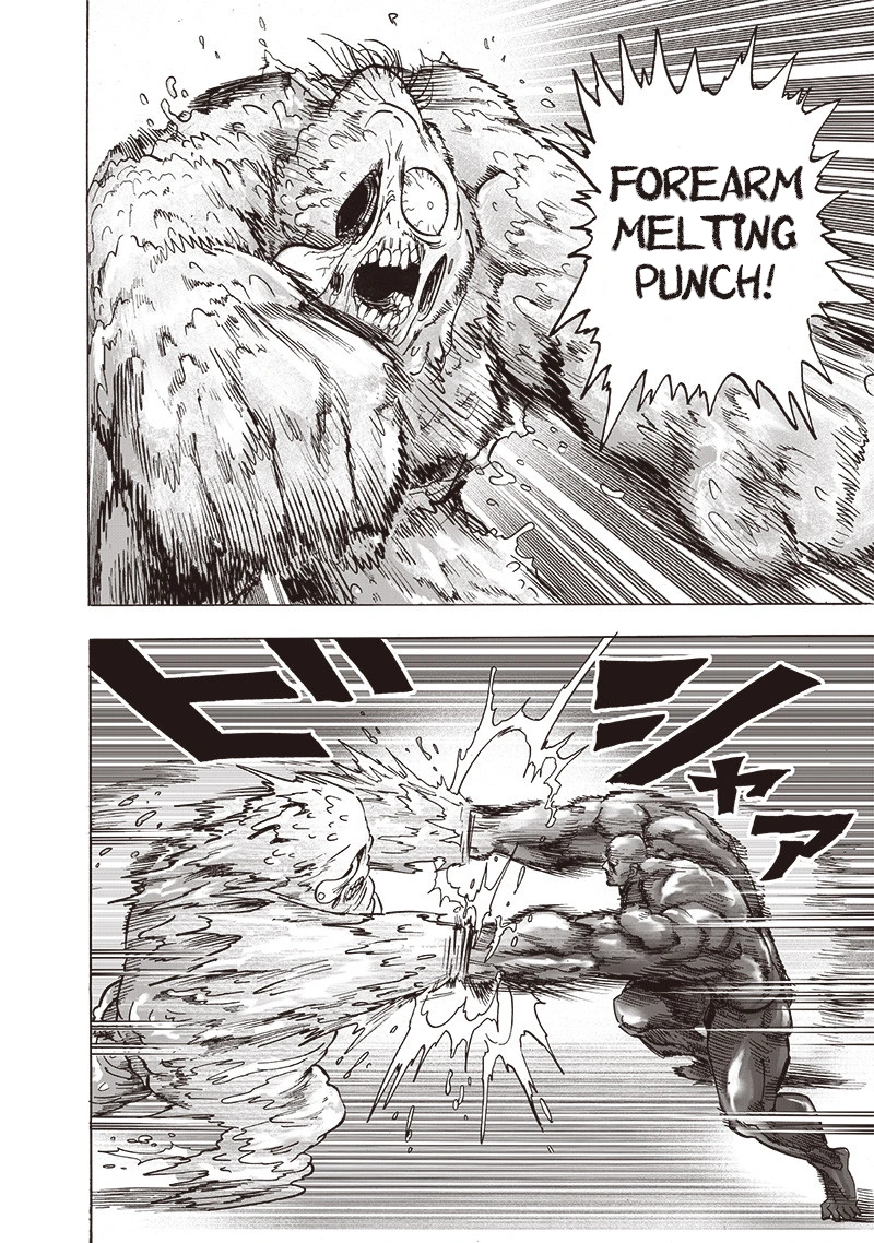 One Punch Man Manga Chapter 147 page 21 - Toxic Substance scene