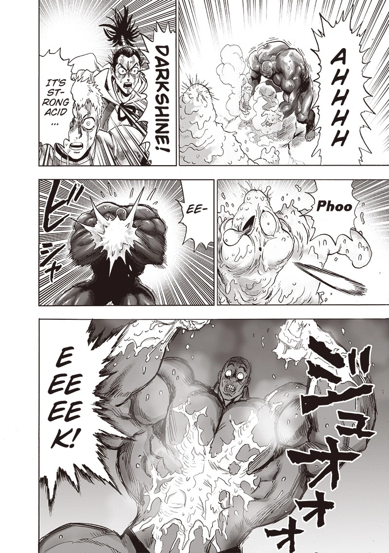 One Punch Man Manga Chapter 147 page 23 - Toxic Substance scene