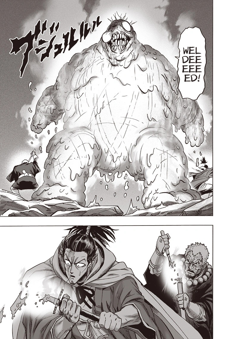 One Punch Man Manga Chapter 147 page 28 - Toxic Substance scene