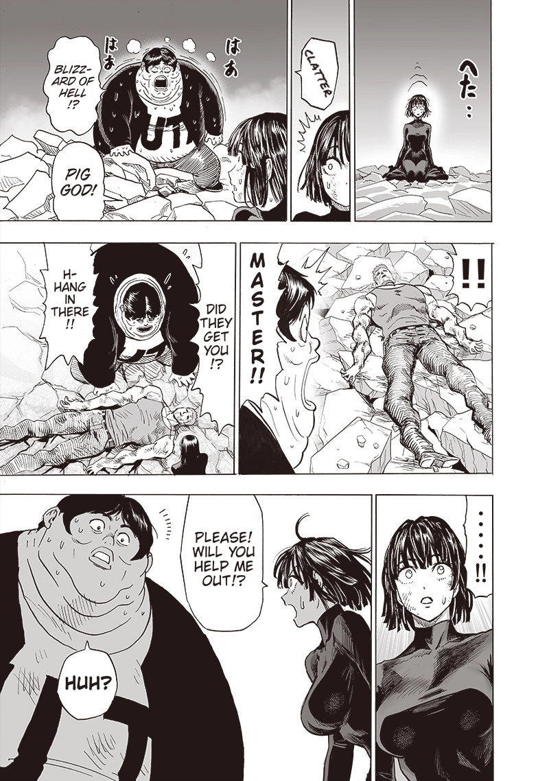 One Punch Man Manga Chapter 147 page 8 - Toxic Substance scene