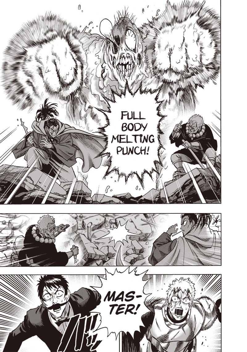 One Punch Man Manga Chapter 148 page 16 - The Line scene